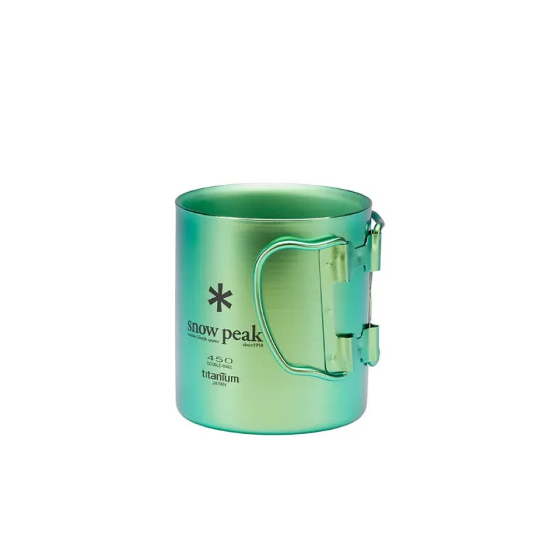 Gece Mavisi Anodize Titanyum Kupa 450 ml